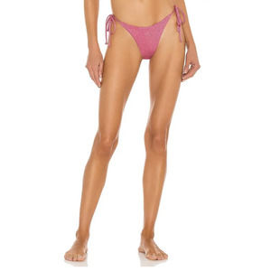 L*Space Lennox Classic Bikini Bottom In Pink.